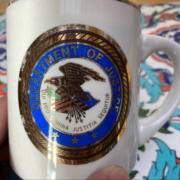 Classic Department of Justice Mug - Picture 10 of 12